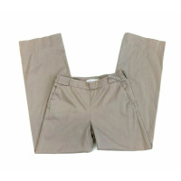 Max Mara Paire de Pantalon en Coton en Beige