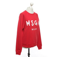 Msgm Top Cotton in Red