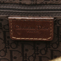 Christian Dior Handtasche aus Canvas in Grün