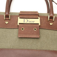 Christian Dior Handbag Canvas in Green