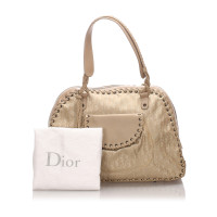 Christian Dior Handtasche aus Canvas in Beige