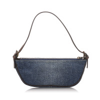 Fendi Umhängetasche aus Jeansstoff in Blau