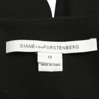 Diane Von Furstenberg Jurk in room en zwart