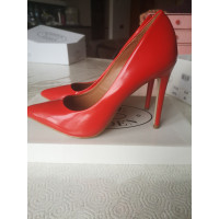 Steve Madden Pumps/Peeptoes en Cuir verni en Rouge