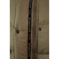 Armani Jeans Jacke/Mantel aus Baumwolle in Beige