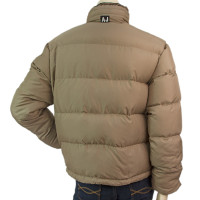 Armani Jeans Jacke/Mantel aus Baumwolle in Beige