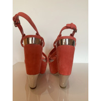 Miu Miu Sandals Leather in Orange