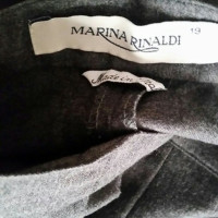 Marina Rinaldi Hose aus Wolle in Grau