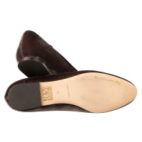 Dolce & Gabbana Slippers/Ballerinas Cotton in Brown