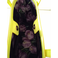 Dolce & Gabbana Tote Bag aus Leder in Gelb