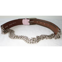 Moschino Belt Leather in Pink