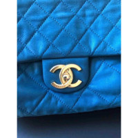 Chanel Handtasche aus Leder in Blau