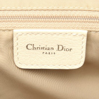 Christian Dior Handbag Canvas in White