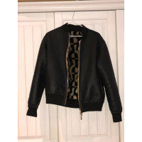 Aigner Jacket/Coat Leather in Black