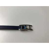 Hermès Armreif/Armband aus Leder in Blau