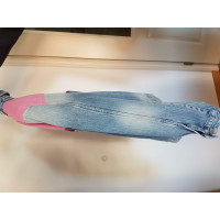 Calvin Klein Jeans Jacke/Mantel aus Baumwolle in Blau