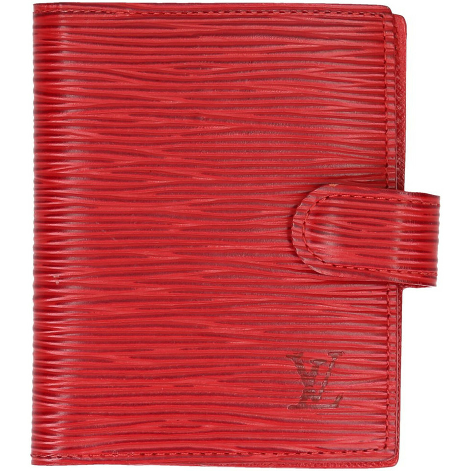 Louis Vuitton Accessoire aus Leder in Rot