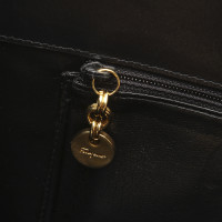 Salvatore Ferragamo Handbag Silk in Black