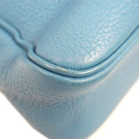 Hermès Massai 32 aus Leder in Blau