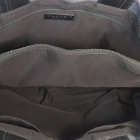 Chanel Tote Bag aus Jeansstoff in Grau