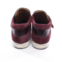 Jimmy Choo Trainers Leather in Bordeaux