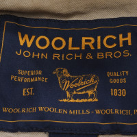 Woolrich Jacke/Mantel aus Leder in Braun