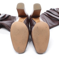 Chloé Stiefel aus Leder in Braun