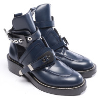 Balenciaga Stiefeletten aus Leder in Blau