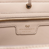 Anya Hindmarch Shopper Leer in Beige