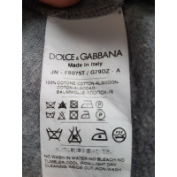 Dolce & Gabbana Oberteil aus Baumwolle in Grau