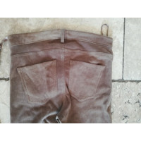 Oakwood Trousers Leather in Taupe