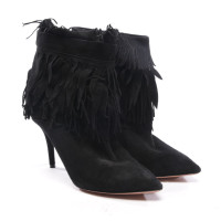 Aquazzura Stiefeletten aus Leder in Schwarz