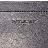 Saint Laurent Täschchen/Portemonnaie aus Leder in Blau