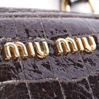 Miu Miu Handbag Leather in Brown
