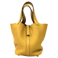 Hermès Picotin Leather in Yellow