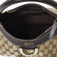 Gucci Shoulder bag Canvas in Beige