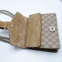 Gucci Dionysus Shoulder Bag aus Canvas in Beige