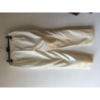 Marina Rinaldi Paire de Pantalon en Coton en Blanc