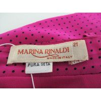 Marina Rinaldi Suit Zijde in Fuchsia