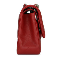 Chanel Classic Flap Bag Jumbo Leather in Red