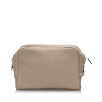 Hermès Porte-monnaie / portefeuille Victoria en cuir beige