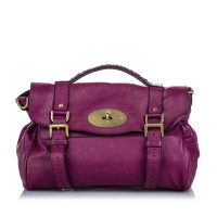 Mulberry Alexa Bag aus Leder in Violett