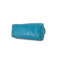 Balenciaga City Bag aus Leder in Blau