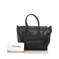 Céline Luggage aus Leder in Schwarz