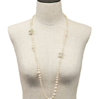 Chanel Collier en Perles en Blanc