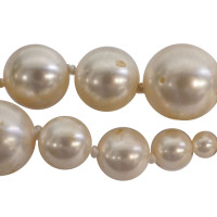 Chanel Collier en Perles en Blanc