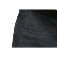 Helmut Lang Trousers Suede in Blue