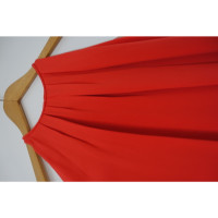 Céline Kleid aus Seide in Rot