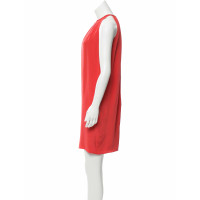 Céline Kleid aus Seide in Rot