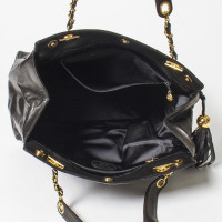 Chanel Shopping Tote en Cuir en Noir